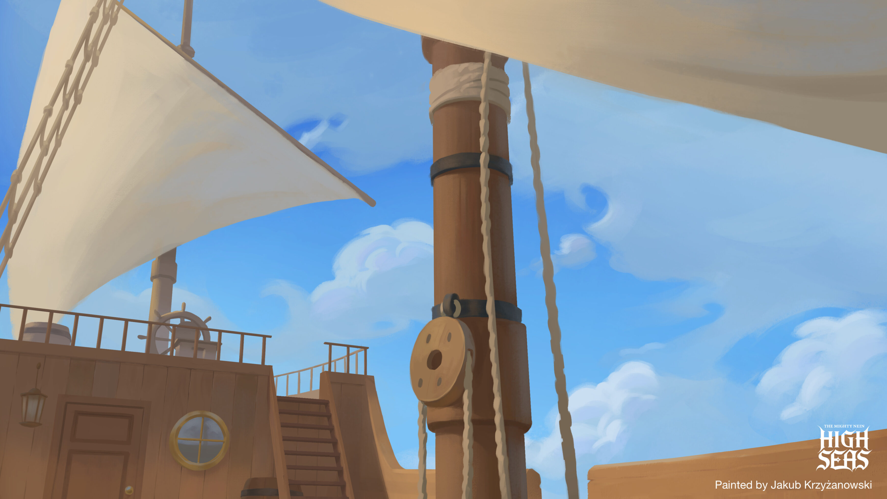 Mighty Nein High Seas Background Maja Stenstam Jakub Kryžanowski