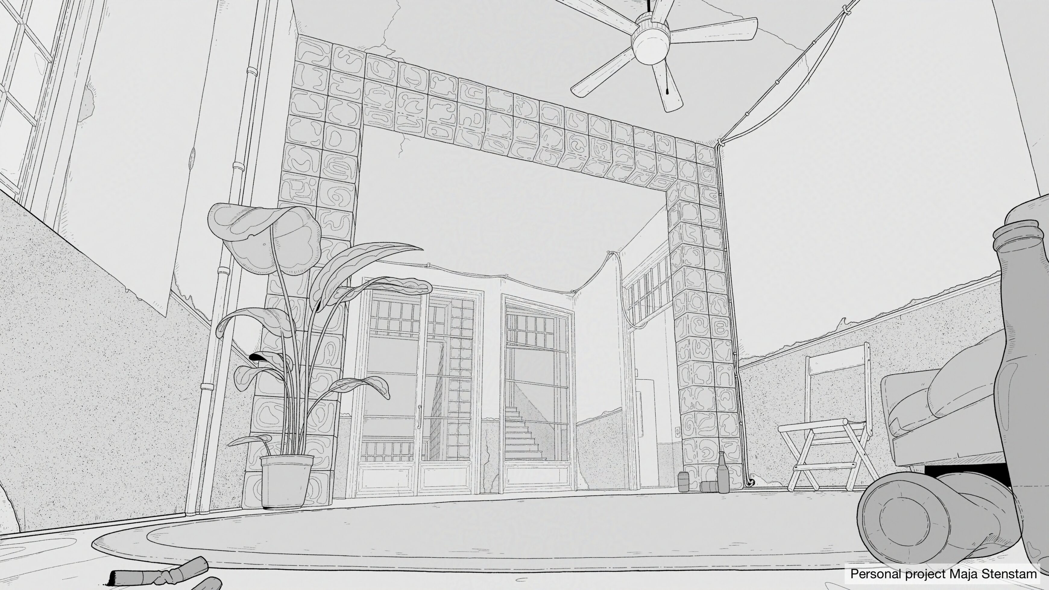 Maja Stenstam Layout Background Design