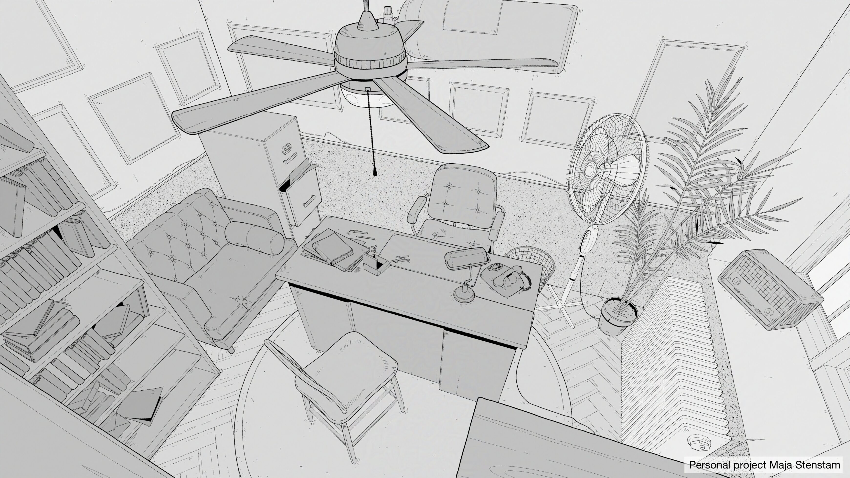 Maja Stenstam Layout Background Design